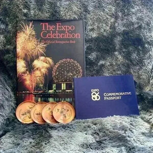 Vintage expo 86  Coasters and Hardcover book
